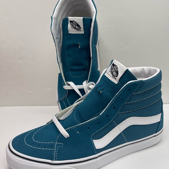 Vans Men’s Sk8-Hi
Blue Coral/True White Sneakers
VN0A32QG9EM High-Top - Picture 15 of 16